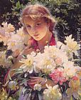 Charles Courtney Curran Peonies painting